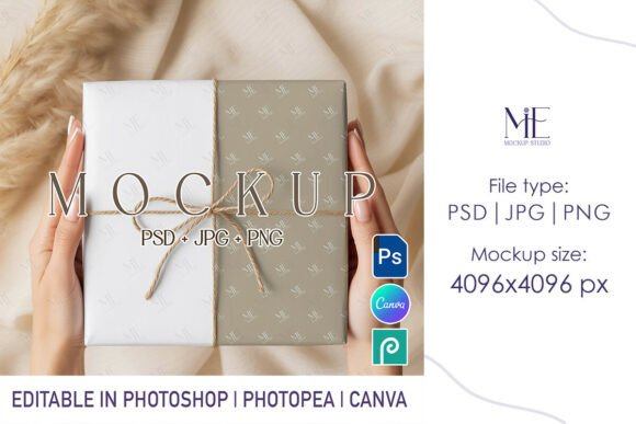 Download Wrapping Paper Mockup PSD Gift Wrap - Gift Collection