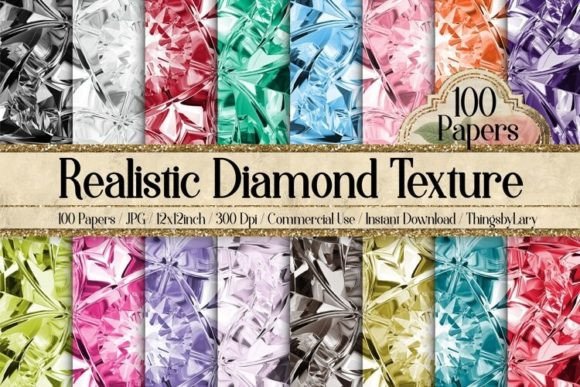Download Luxury Realistic Diamond Papers - Diamond papers Collection