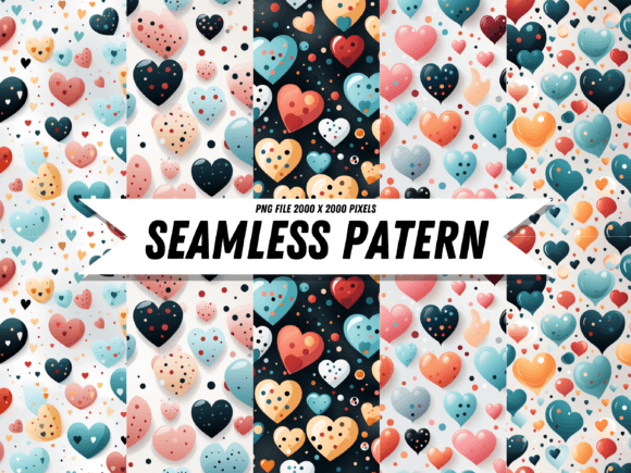 Download Hearts and Polka Dots Pattern - Polka dots pattern Collection