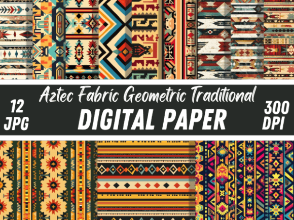 Download Aztec Fabric Paper Pattern Background - Fabric Collection