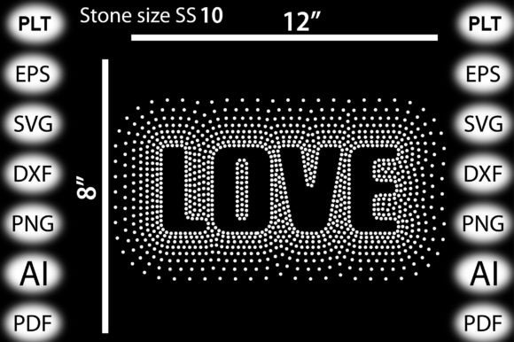 Download Valentines Day, Love Rhinestone Design - Valentines Collection